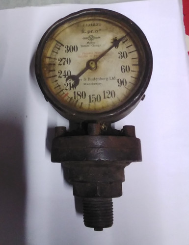 Vintage dampfmanometer - vintage,