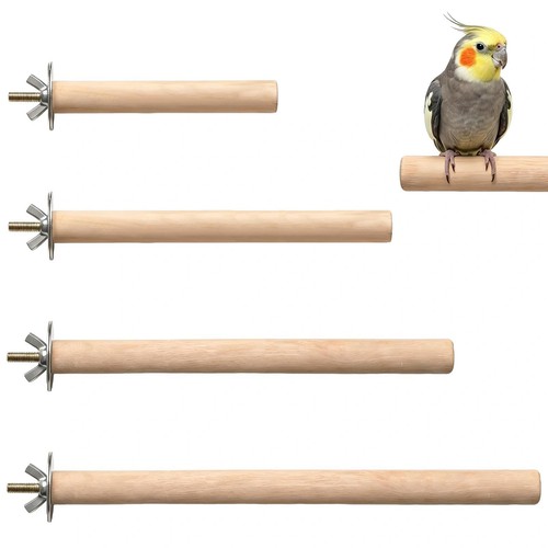 Naturholz vogel sitzstange 4 - naturholz,