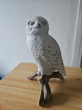 Porzellan Eule auf Sockel