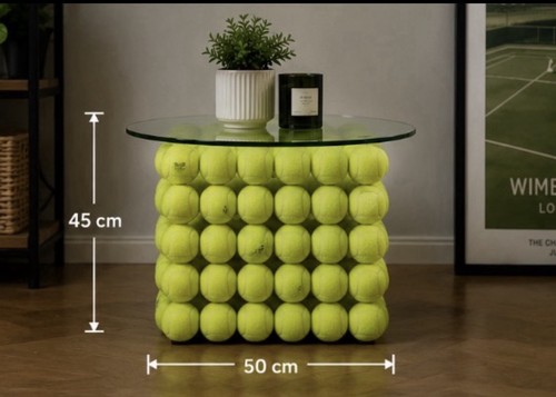 Tennisball hocker - tennisball-hocker, /