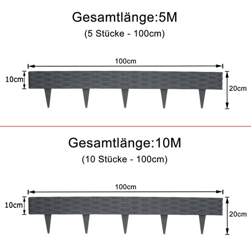 Gartenpalisade rattanpalisade - gartenpalisade,