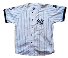 Vintage New York Yankees STARTER American League Jersey Trikot weiß MLB 90s XL