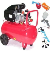 40299 Druckluft Kompressor 1100W 50L + 40290 Druckluftset, Druckluftkompressor