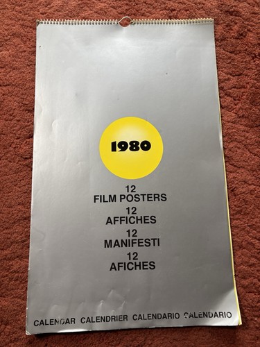 Filmposter kalender 1980 - filmposter,