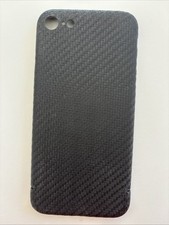 IPHONE 7 CARBON-HÜLLE SCHALE COVER CASE SCHUTZ MIT ELLIPSE AUSSCHNITT Carbon