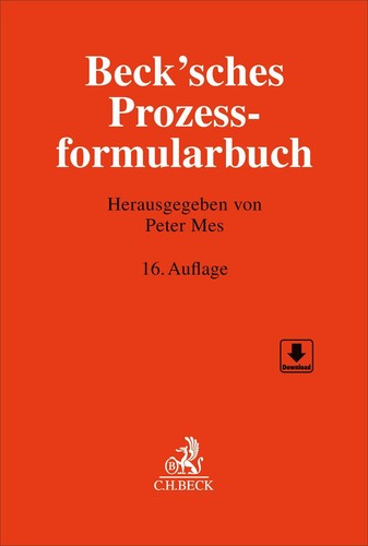 Beck sches prozessformularbuch - beck'sches,
