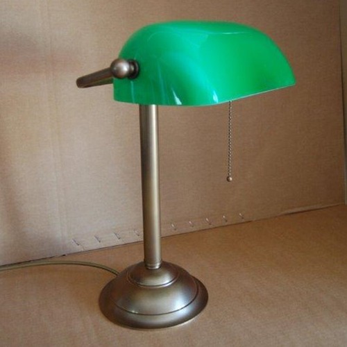 Bankers lamp altmessing - bankers-lamp,
