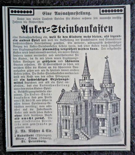 Anker steinbaukasten ad - steinbaukasten, f.