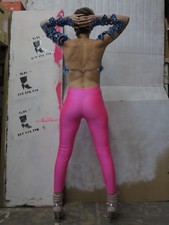 Leggings Hose pink stretch fitness gymnastik 90er TRUE VINTAGE 90s pants sport