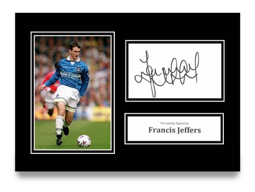 Francis jeffers signed foto - francis,