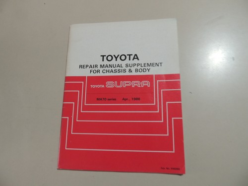 1986 repair manual - 04.1986,