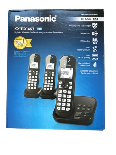 Panasonic tgc463gb 3er set - panasonic, kx-tgc463gb