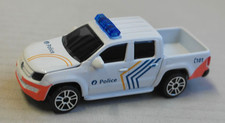 Majorette VW Volkswagen Amarok Pickup Truck weiß POLITIE Polizei Belgien Police