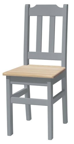 Grau holzstuhl massiv - holzstuhl, kiefer
