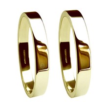 3mm 9ct Gelbgold Hochzeit