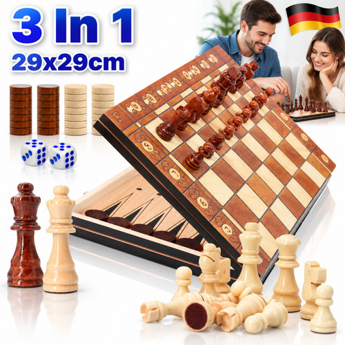 Schachspiel aus holz 1 - aus, 3