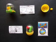 Ü-Ei - " Gedulds-/Hohlkörper-Spiele " ... Taschen-Minigolf / Kugel-Trick-Spiel