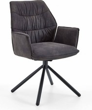 Schalensessel Trier Niehoff Schwarz Anthrazit Eisen Polyester 49 cm Sitzhöhe