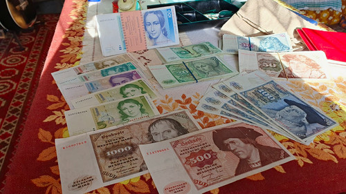 Deutsche mark banknoten - deutsche,
