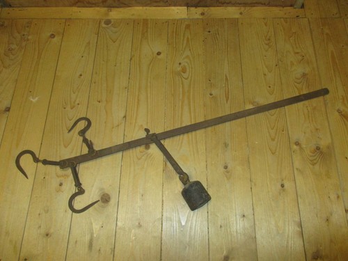 Alte balkenwaage aus - balkenwaage, dem