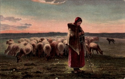 Künstler millet - ak,