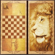 60x60 cm Backgammonspiel Spiel