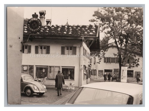 Oberammergau 1964 dorfplatz - oberammergau,