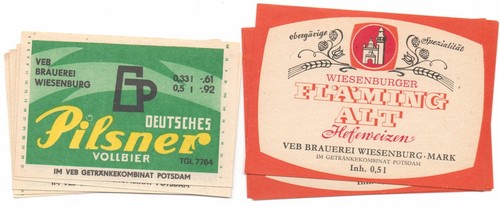 Ddr 2 bieretiketten - ddr,