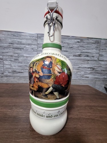 Große keramik bierflasche - bierflasche, 2l