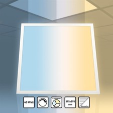 Xtend LED Panel 60x60 3CCT 3000K-4000K-6000K 40W dimmbar 0-10V Deckenleuchte