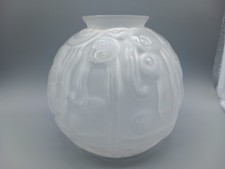 Art Deco Vase Glas Pressglas