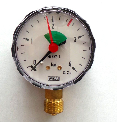 Wika manometer 8 - 3/8", ag