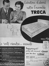 WERBUNG 1958 TRECA MATRATZE