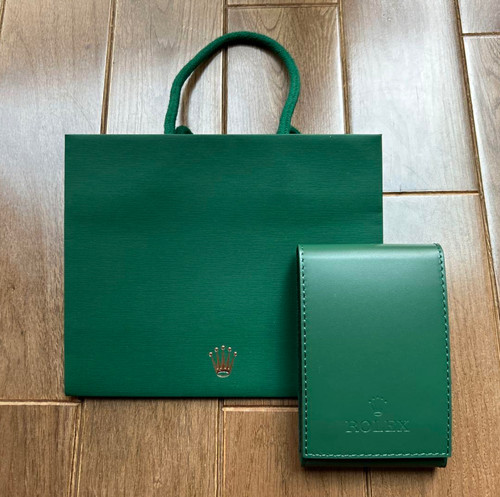 Rolex uhrenetui grün leder - uhrenetui,