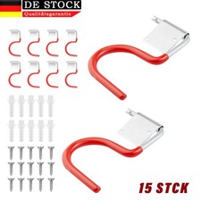 Gerätehalter Gerätehaken Besenhalter Wandhalter Werkzeughalter Haken Garten 15x