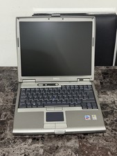 Retro Vintage Dell Latitude D610 Pentium M Laptop ohne Windows gebraucht funktioniert 