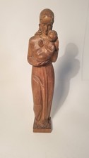 Holz Figur Madonna Mutter