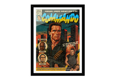 Commando, Film, Popkult Print. Limitierte Auflage. Schwarzenegger 80er Matrix A2