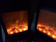 Deko LED Elektrokamin Kamin Kaminofen Flammen Effekte  Wandkamin Tischkamin Vide