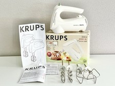 ✅ KRUPS 3 Mix 2000 XL Electronic 280W vintage HANDMIXER Rührbesen/Knethaken OVP