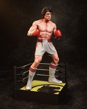 Rocky Balboa Film Boxen Statue