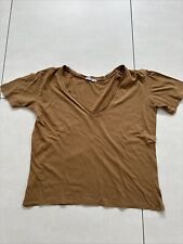 Zara T-Shirt s 36 cognac braun