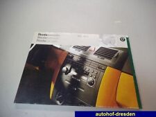 Bedienungsanleitung / Betriebsanleitung Radio MS 402 SKODA FABIA (6Y2) 1.0