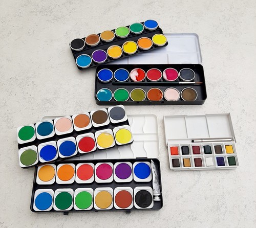Aquarellfarbkasten