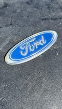 ORIGINAL Ford Emblem Plakette Logo Heckklappe FIESTA GALAXY MONDEO 40Jahre Alt