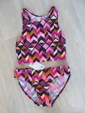Bikini Tankini Lila mit Muster