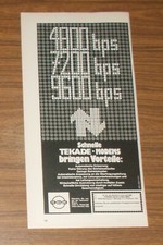 Seltene Werbung Schnelle TE KA