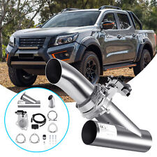 3 Zoll 76mm Elektrisch Klappenauspuff Auspuffklappe Fernbedienung Satz 12V