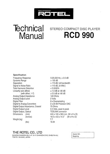 Service manual anleitung - service, für