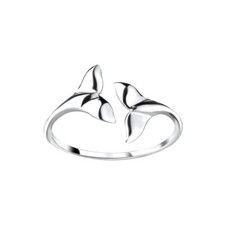 Ring Walflosse echt Sterling